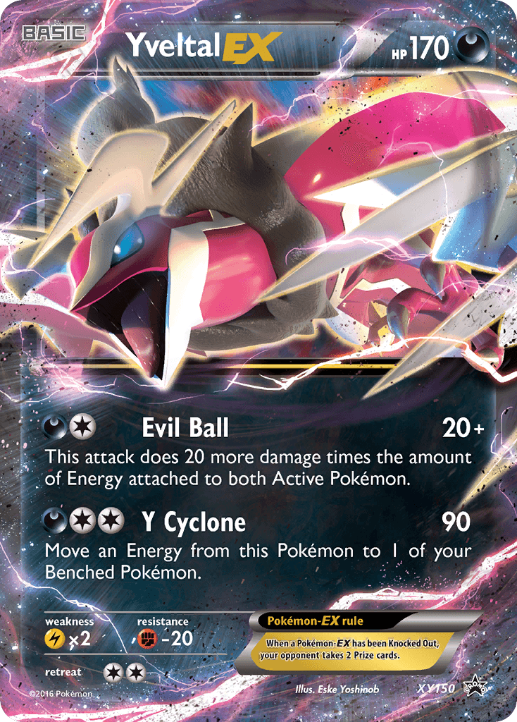 Yveltal-EX from XY Black Star Promos