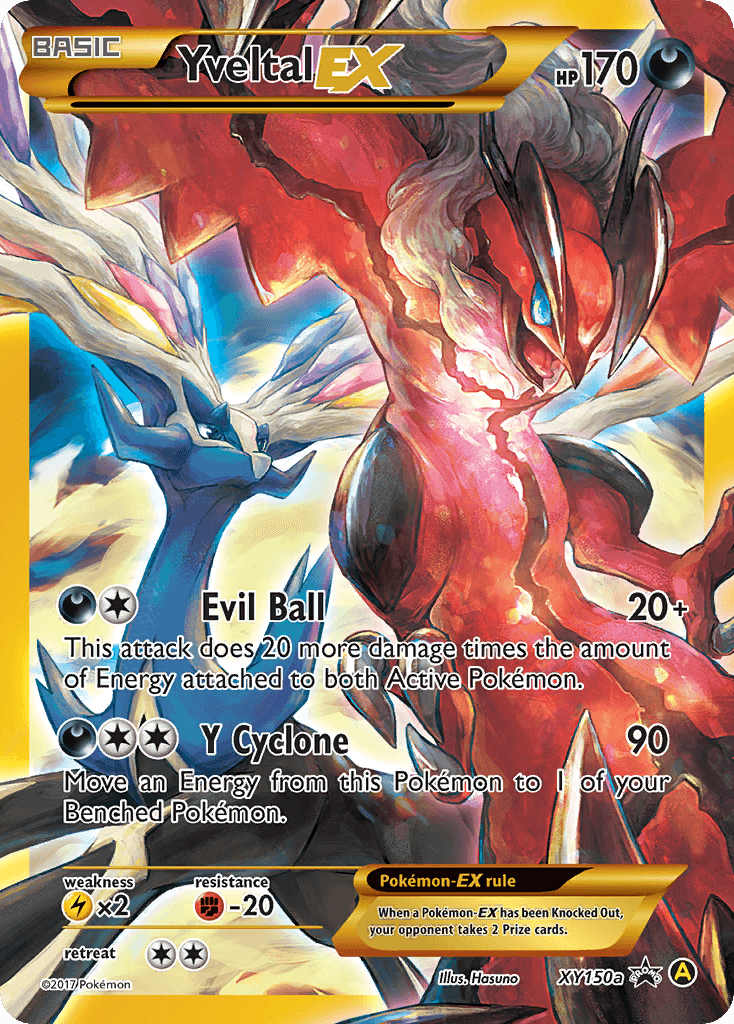 Yveltal-EX from XY Black Star Promos