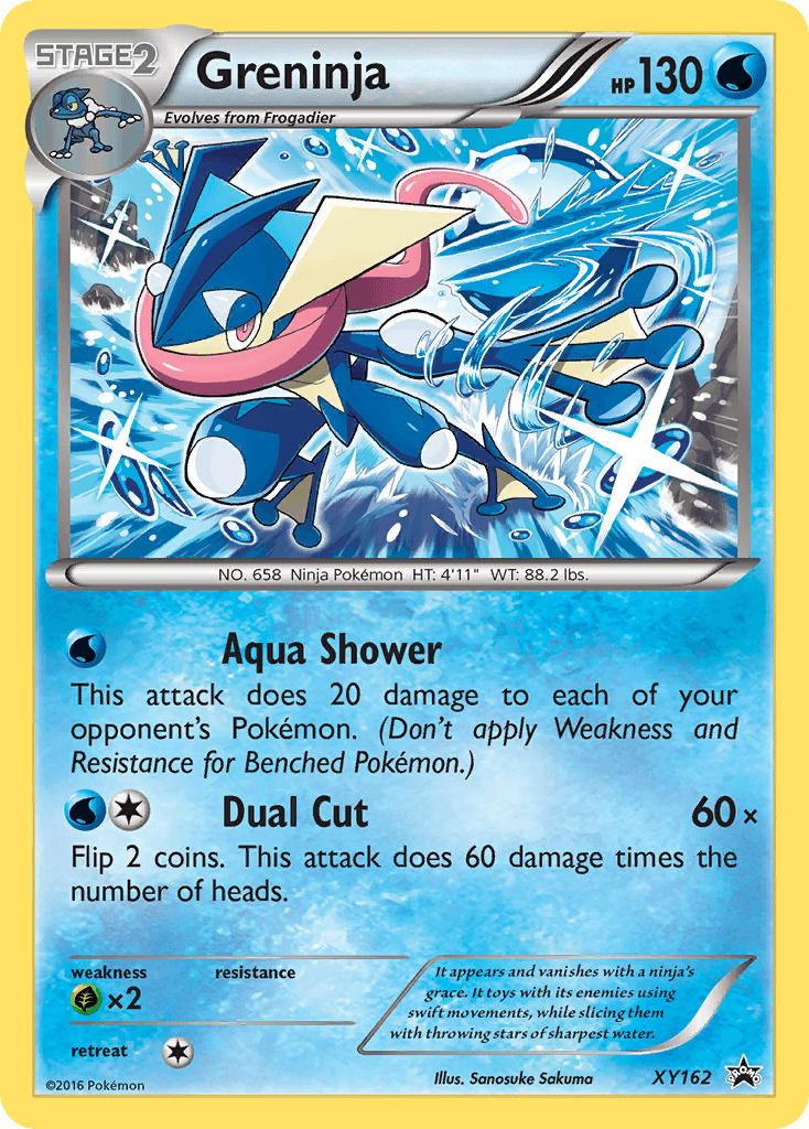 Greninja from XY Black Star Promos