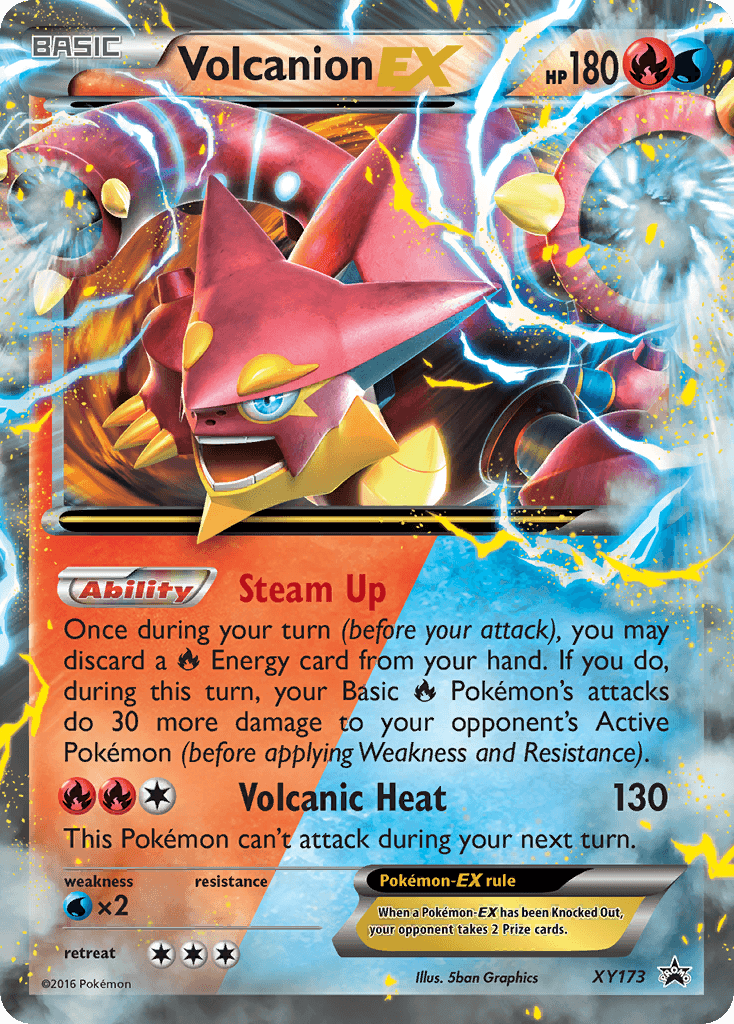 Volcanion-EX from XY Black Star Promos