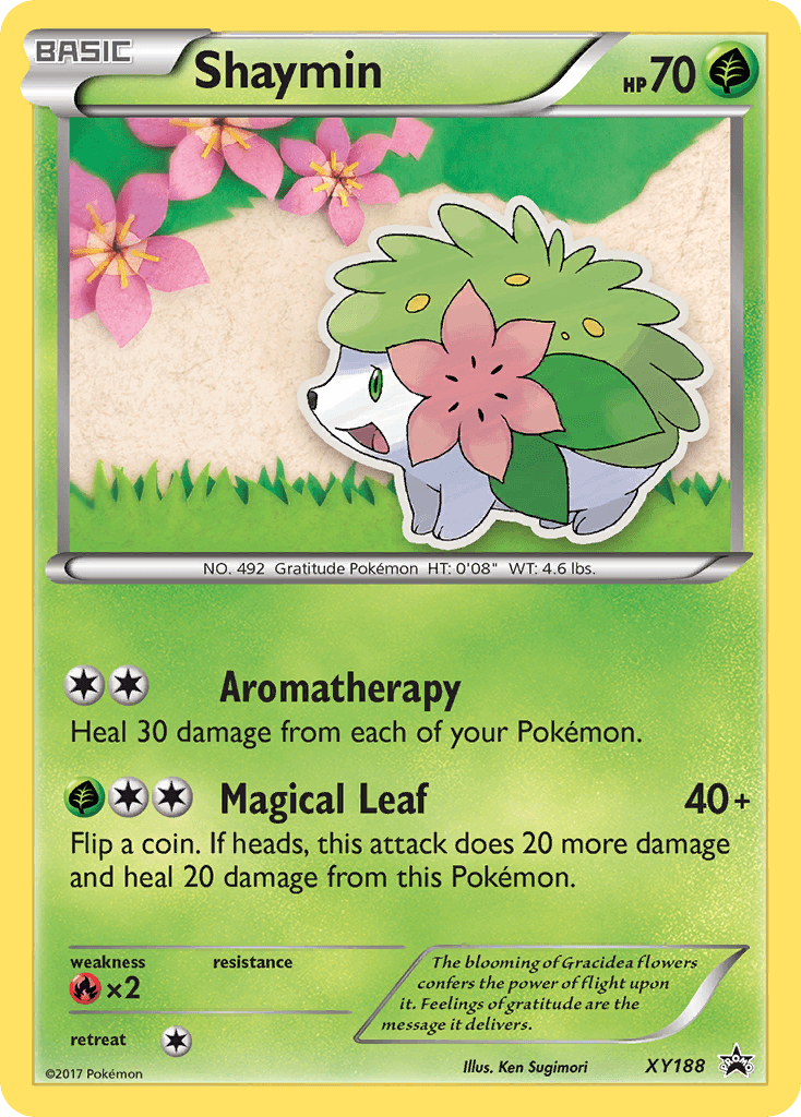 Shaymin from XY Black Star Promos