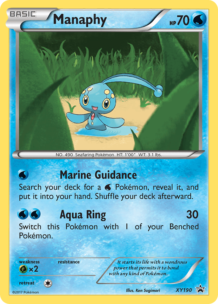 Manaphy from XY Black Star Promos