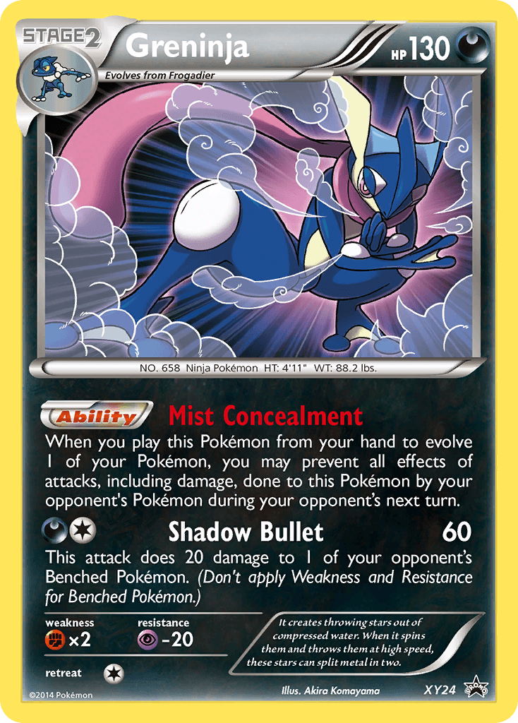Greninja from XY Black Star Promos