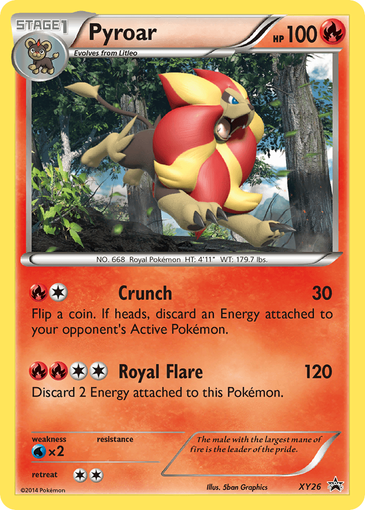 Pyroar from XY Black Star Promos