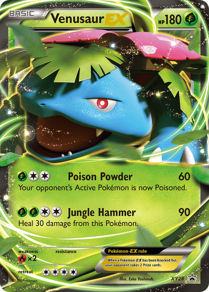 Venusaur-EX from XY Black Star Promos
