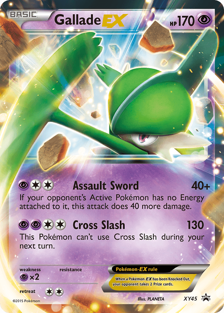 Gallade-EX from XY Black Star Promos