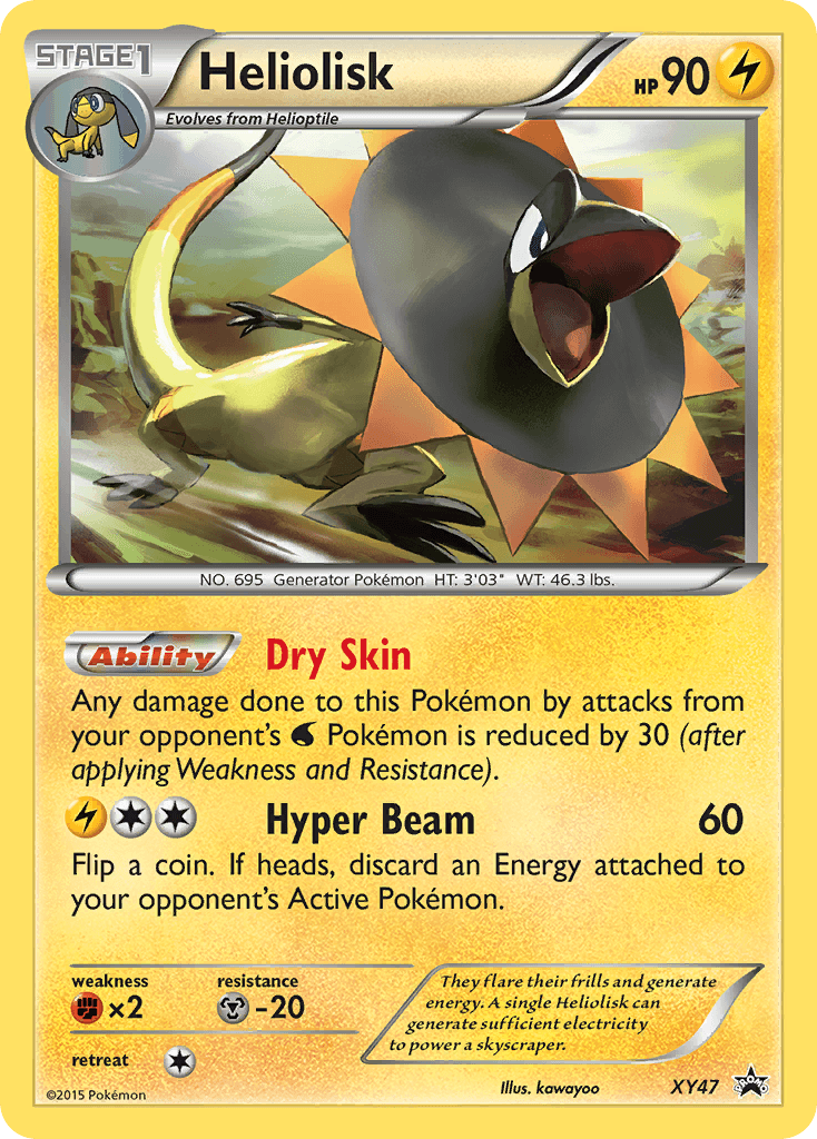 Heliolisk from XY Black Star Promos