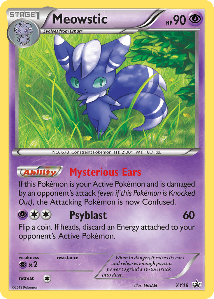 Meowstic from XY Black Star Promos