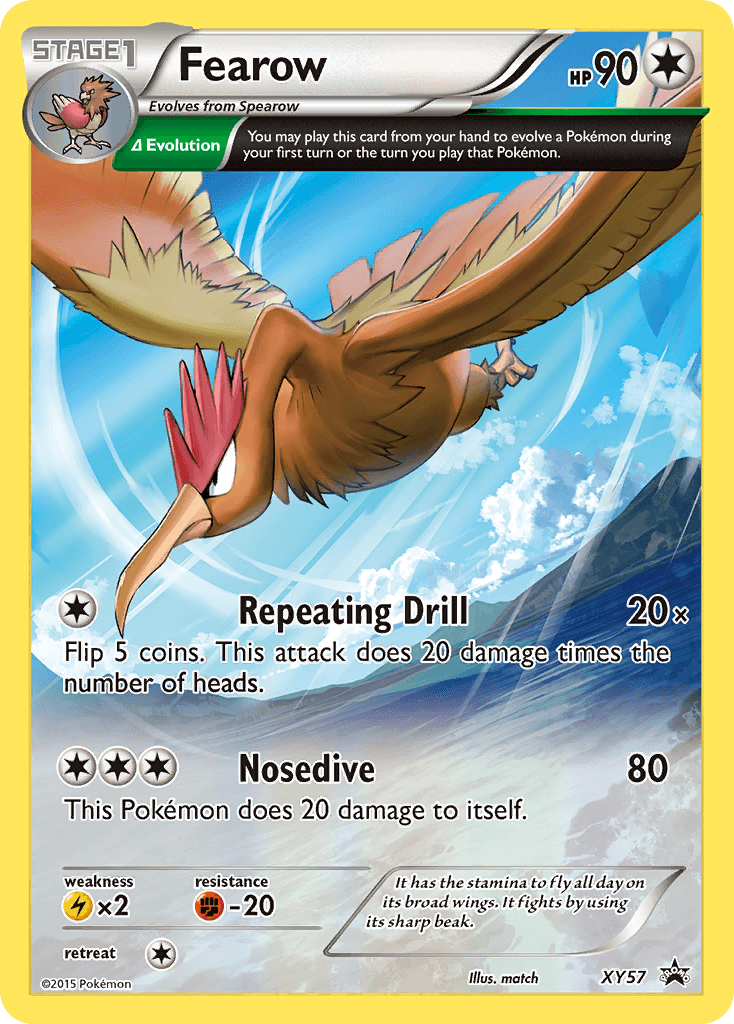 Fearow from XY Black Star Promos