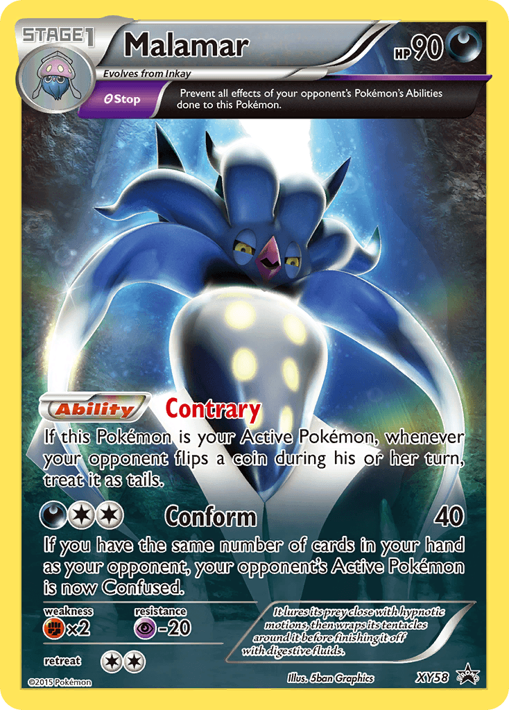 Malamar from XY Black Star Promos