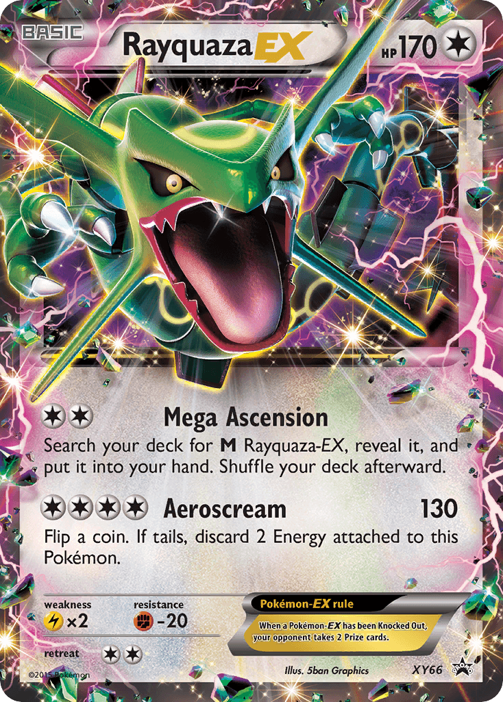 Rayquaza-EX from XY Black Star Promos