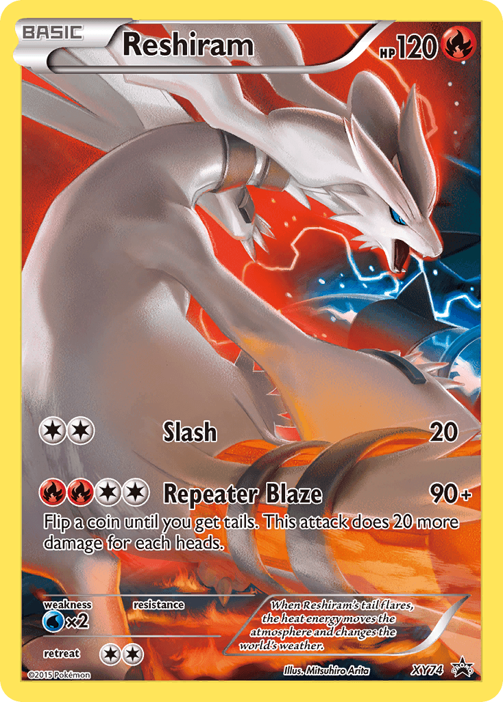 Reshiram from XY Black Star Promos