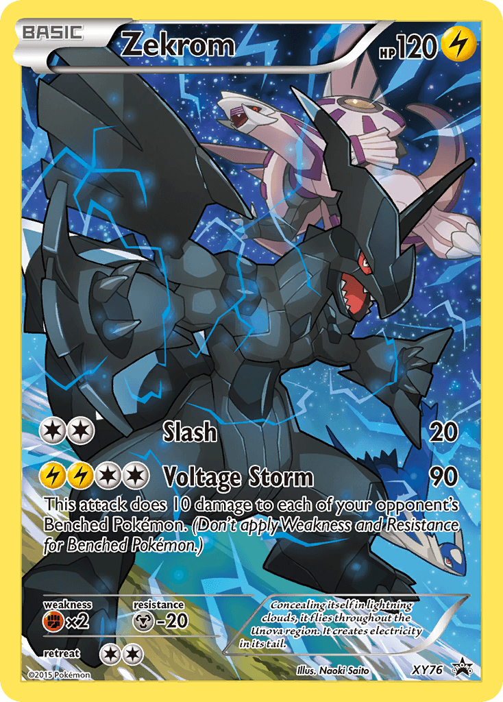 Zekrom from XY Black Star Promos