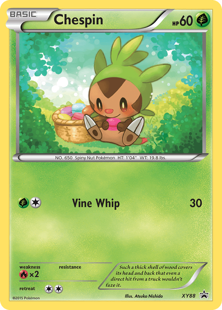 Chespin from XY Black Star Promos