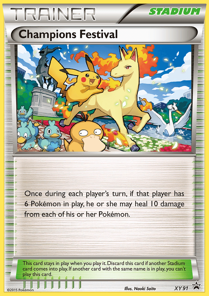 Champions Festival from XY Black Star Promos