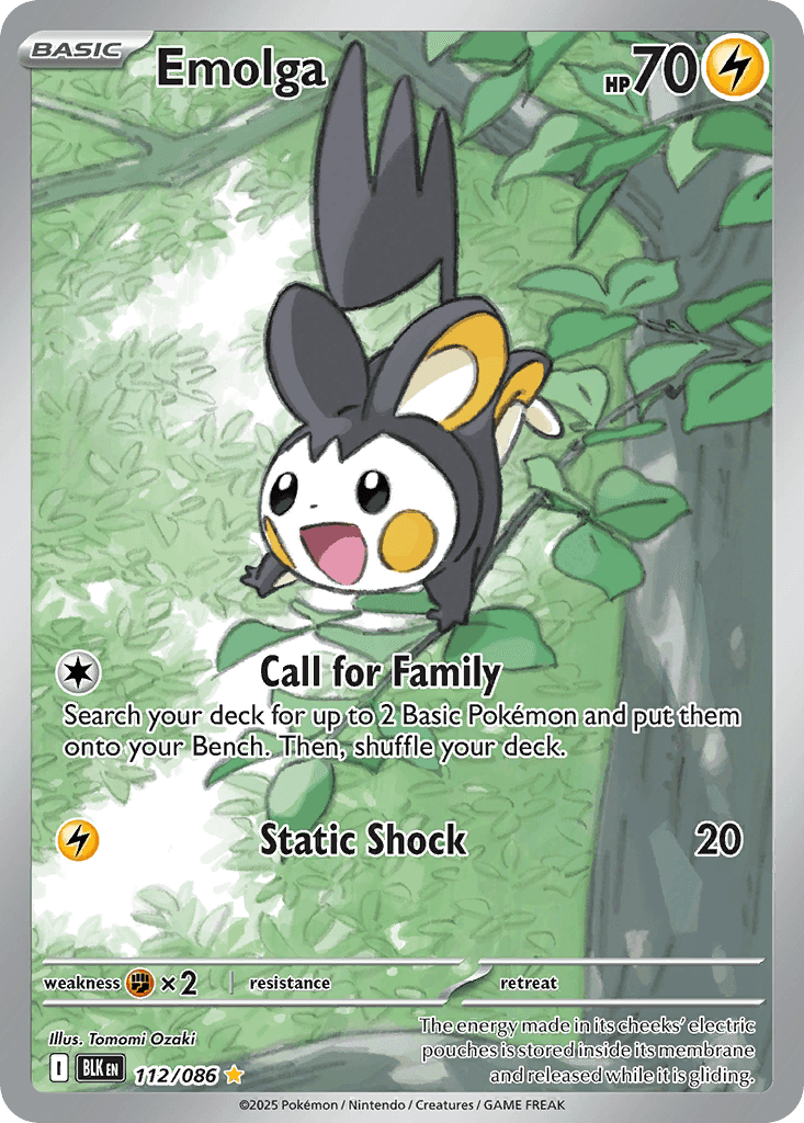 Emolga from Black Bolt