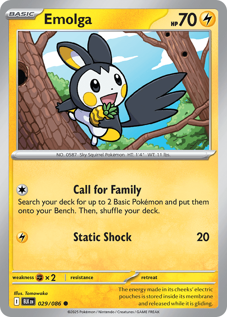Emolga from Black Bolt
