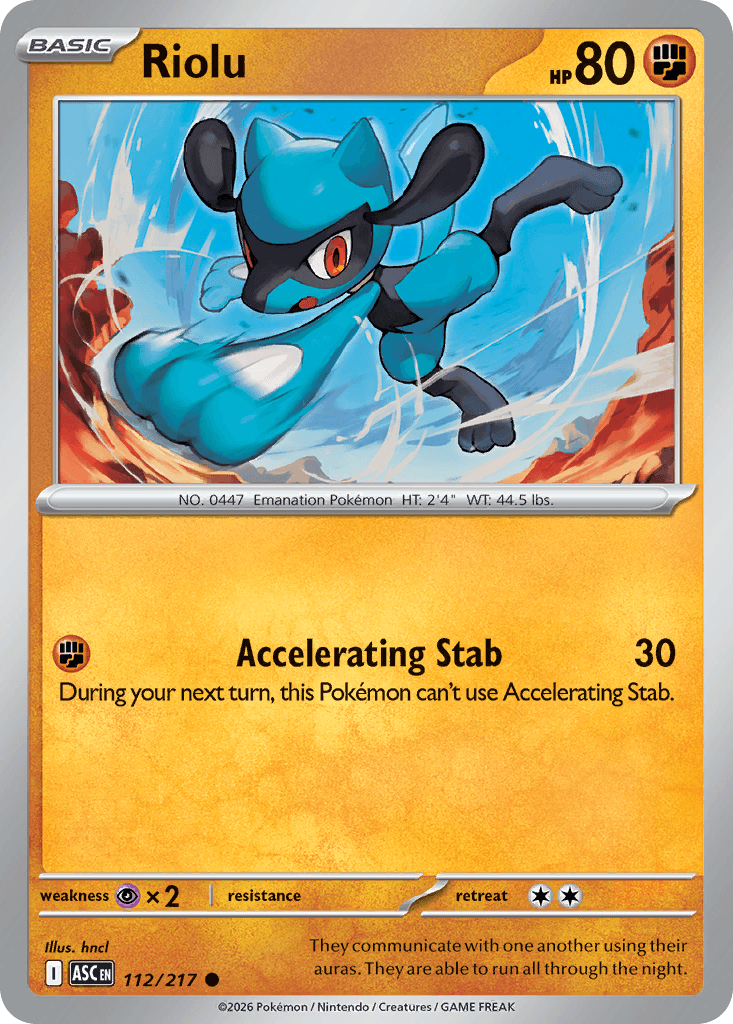 Riolu from Ascended Heroes
