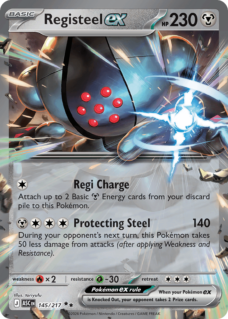 Registeel ex from Ascended Heroes