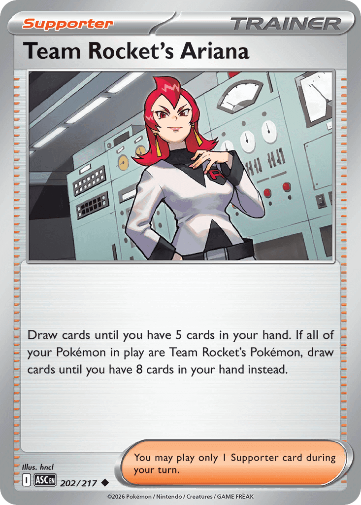 Team Rocket's Ariana from Ascended Heroes
