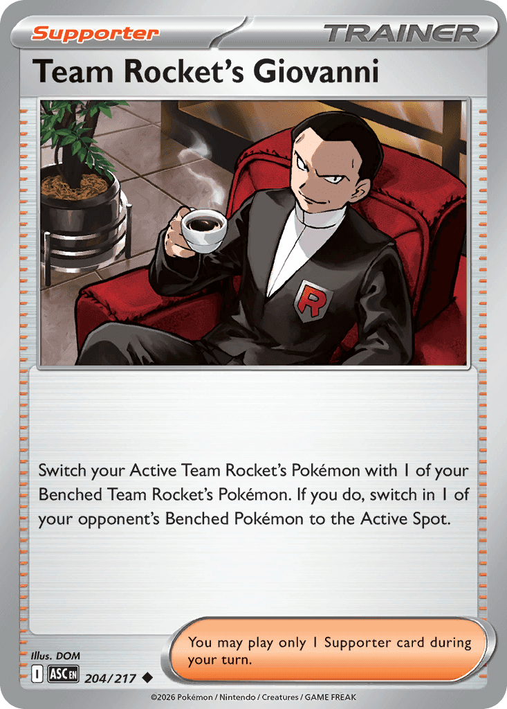 Team Rocket's Giovanni from Ascended Heroes