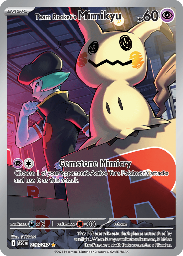 Team Rocket's Mimikyu from Ascended Heroes