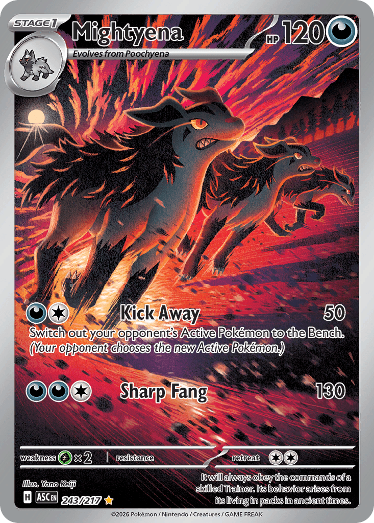 Mightyena from Ascended Heroes