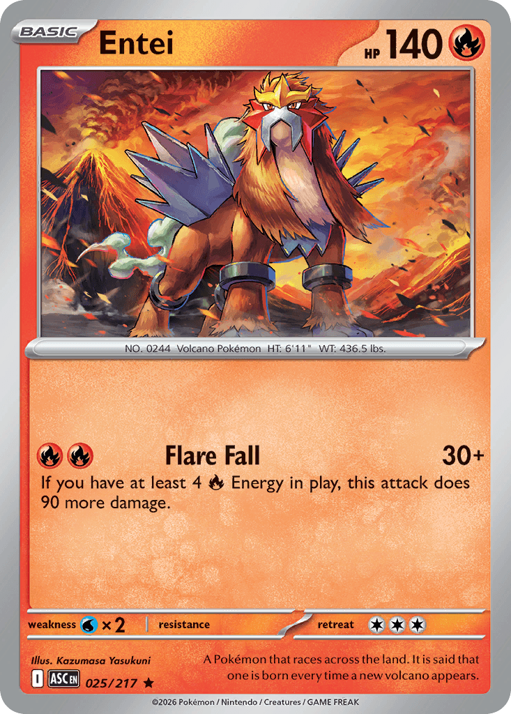 Entei from Ascended Heroes