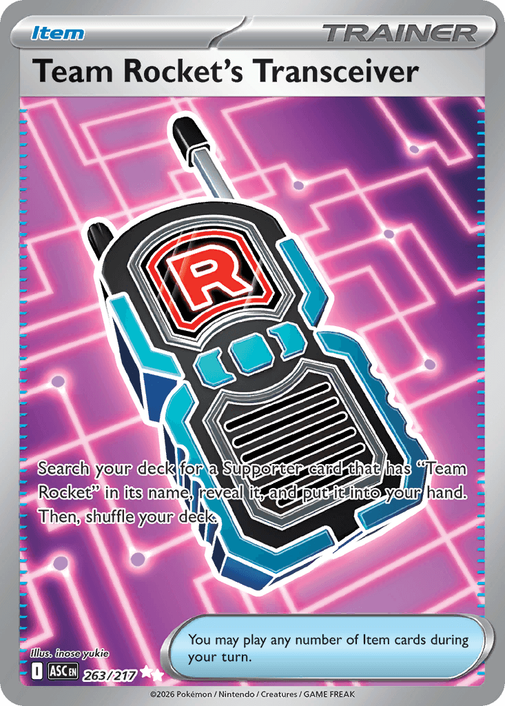 Team Rocket's Transceiver from Ascended Heroes