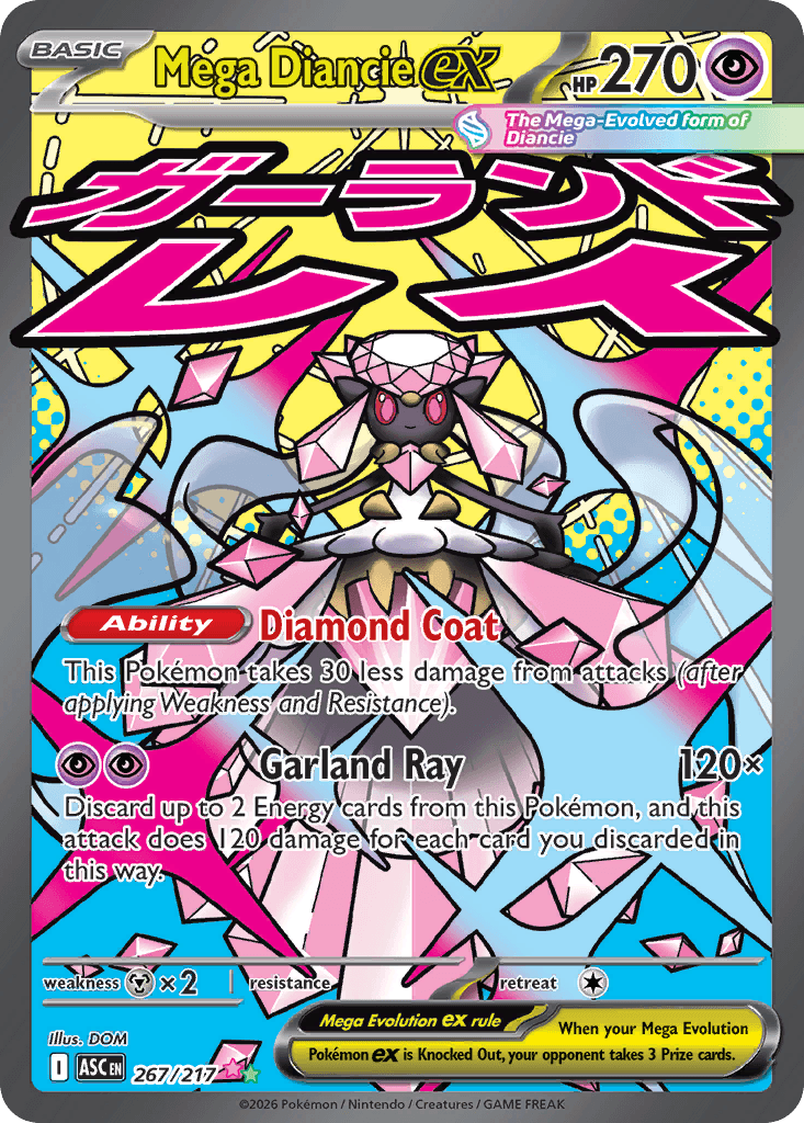 Mega Diancie ex from Ascended Heroes