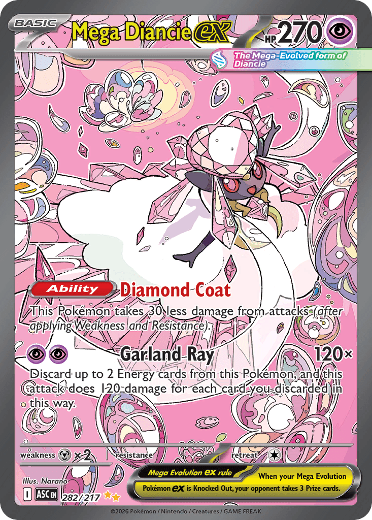 Mega Diancie ex from Ascended Heroes