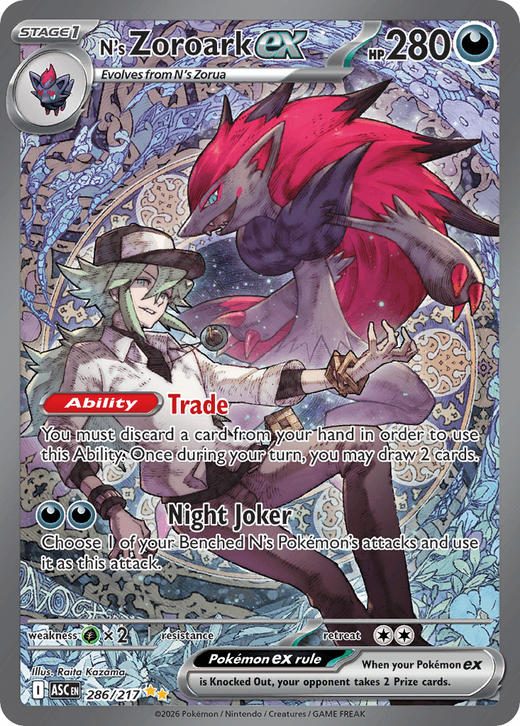 N's Zoroark ex from Ascended Heroes
