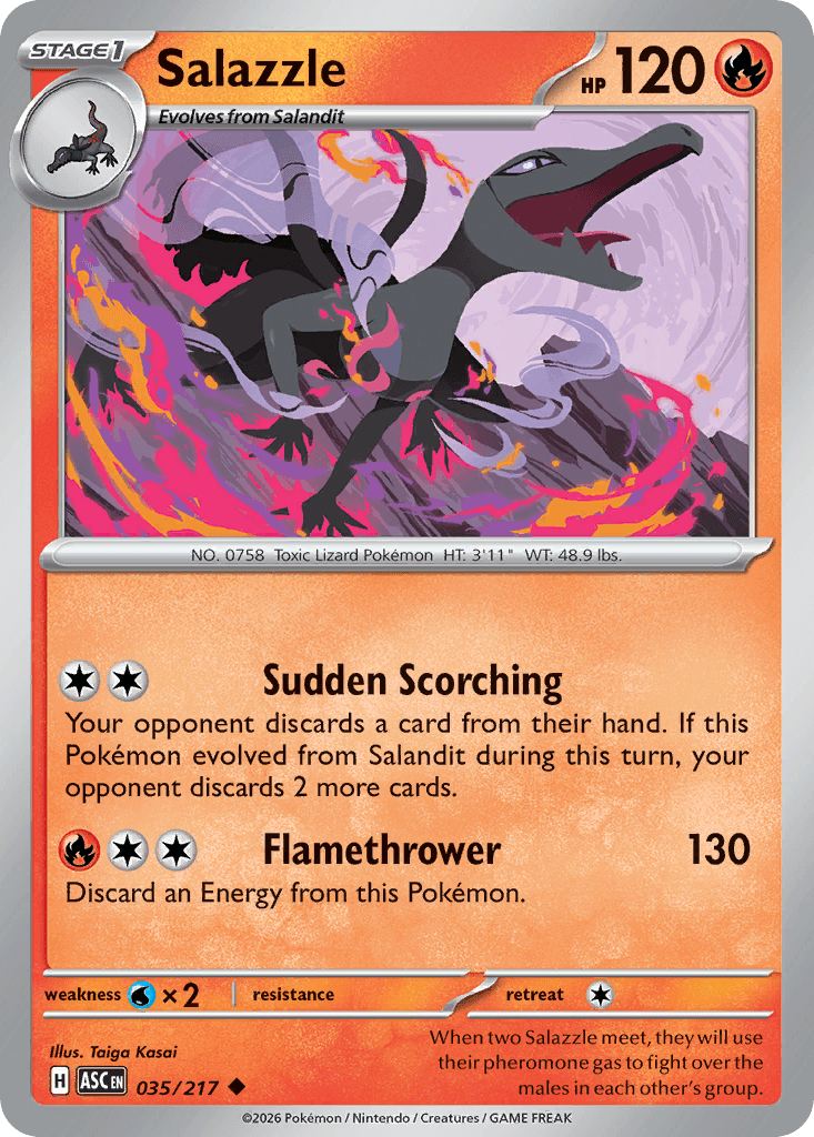 Salazzle from Ascended Heroes