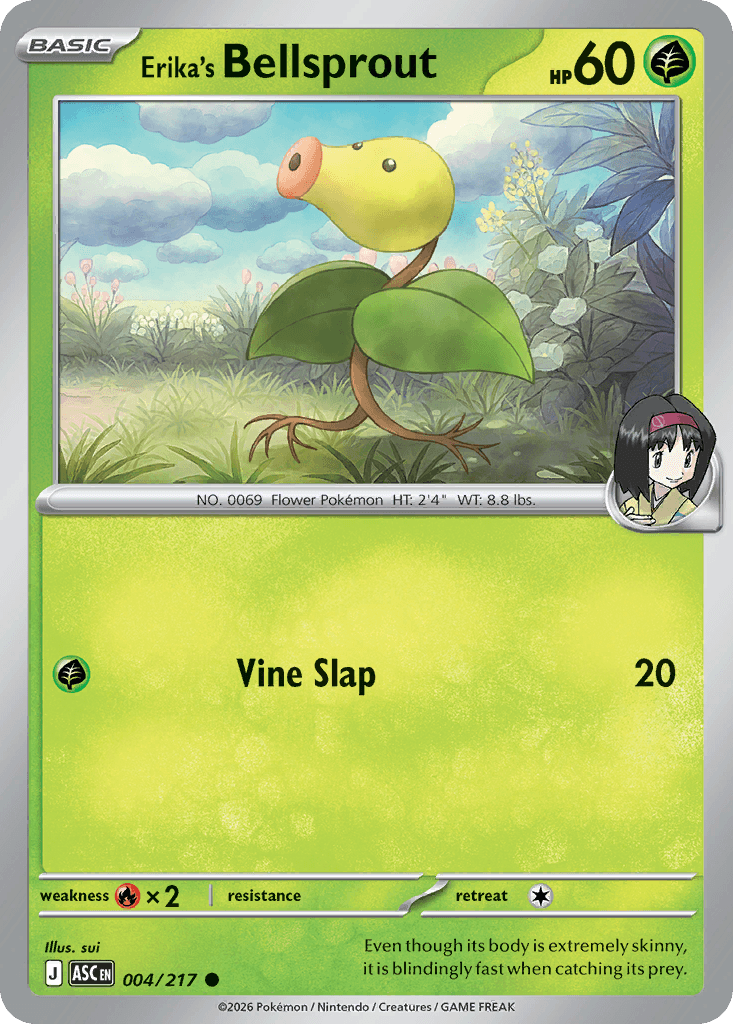 Erika's Bellsprout from Ascended Heroes