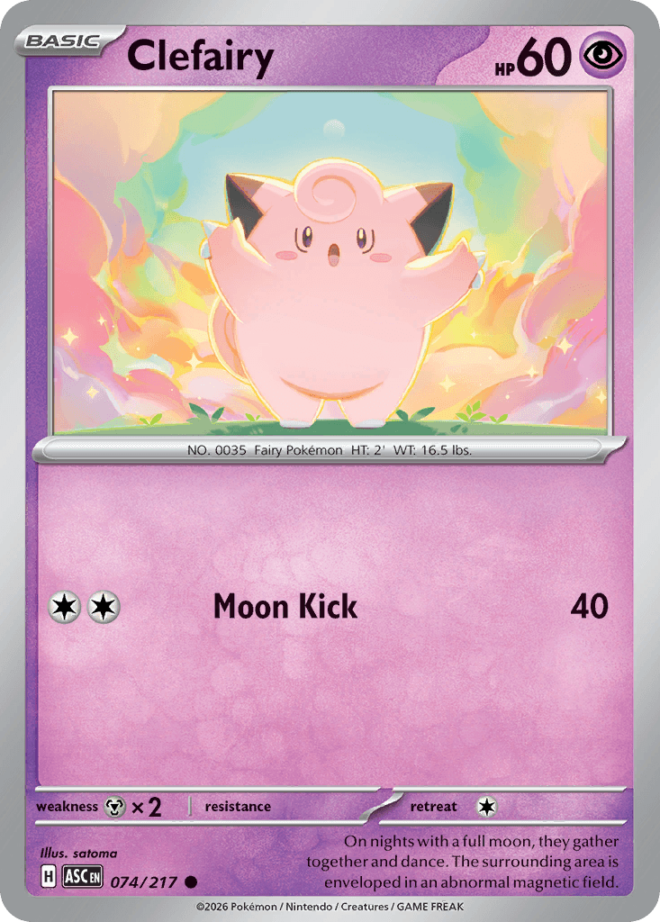 Clefairy from Ascended Heroes