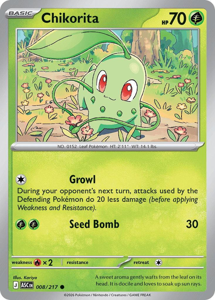 Chikorita from Ascended Heroes