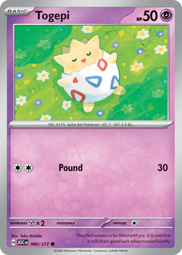 Togepi from Ascended Heroes