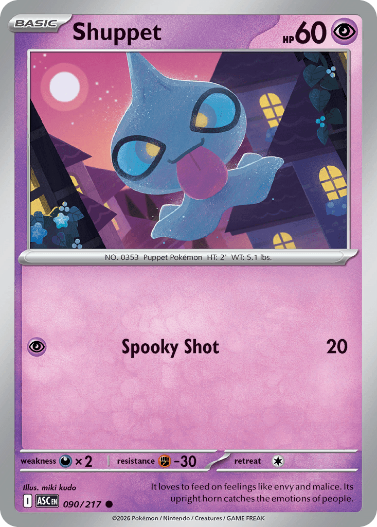 Shuppet from Ascended Heroes