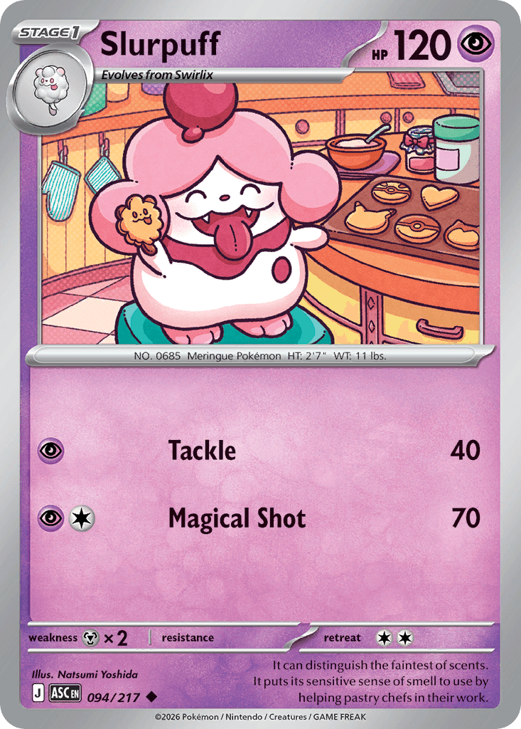 Slurpuff from Ascended Heroes