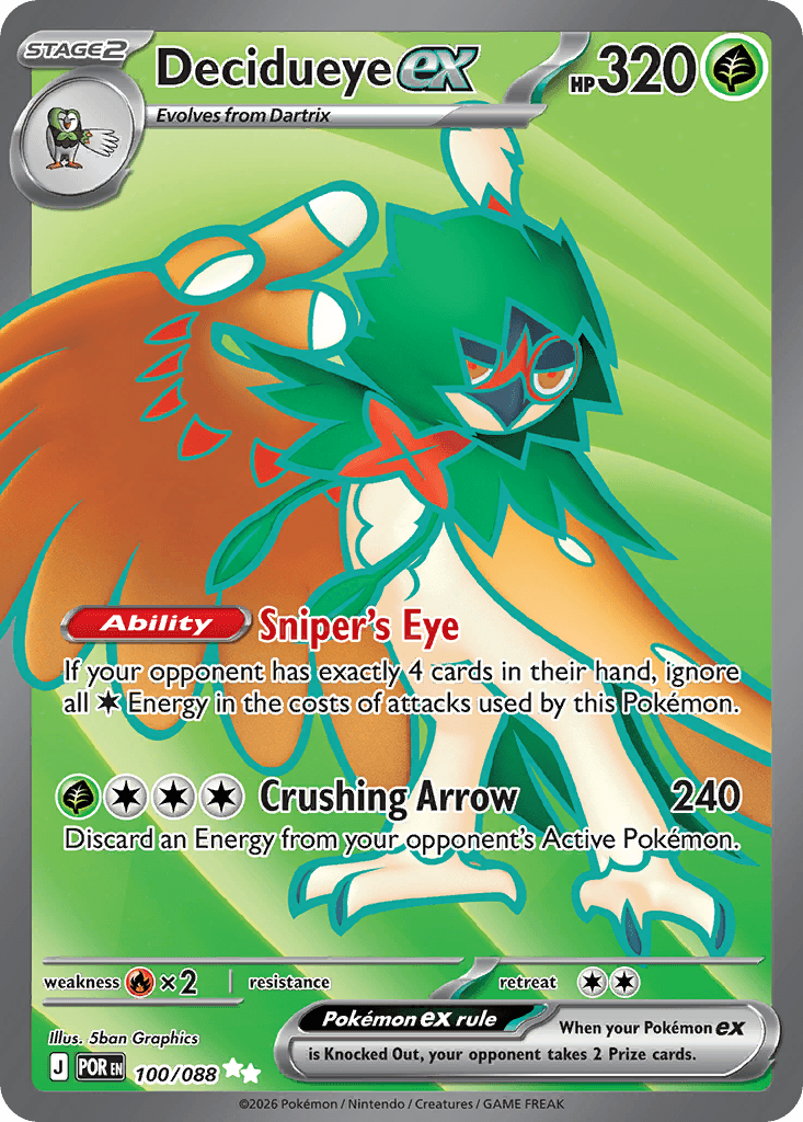 Decidueye ex from Perfect Order