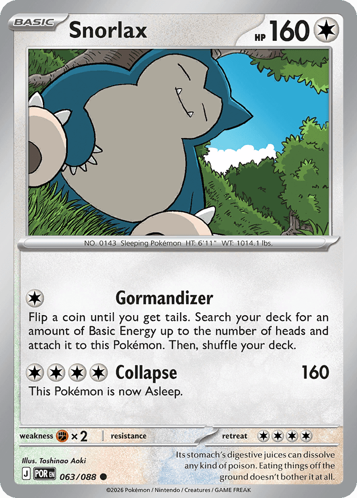 Snorlax from Perfect Order