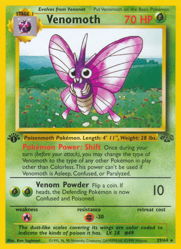 Venomoth from Jungle