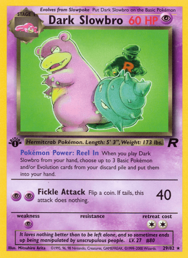 Dark Slowbro from Team Rocket