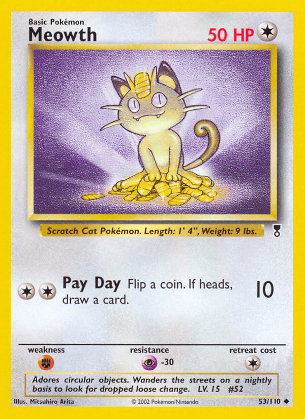 Meowth from Legendary Collection