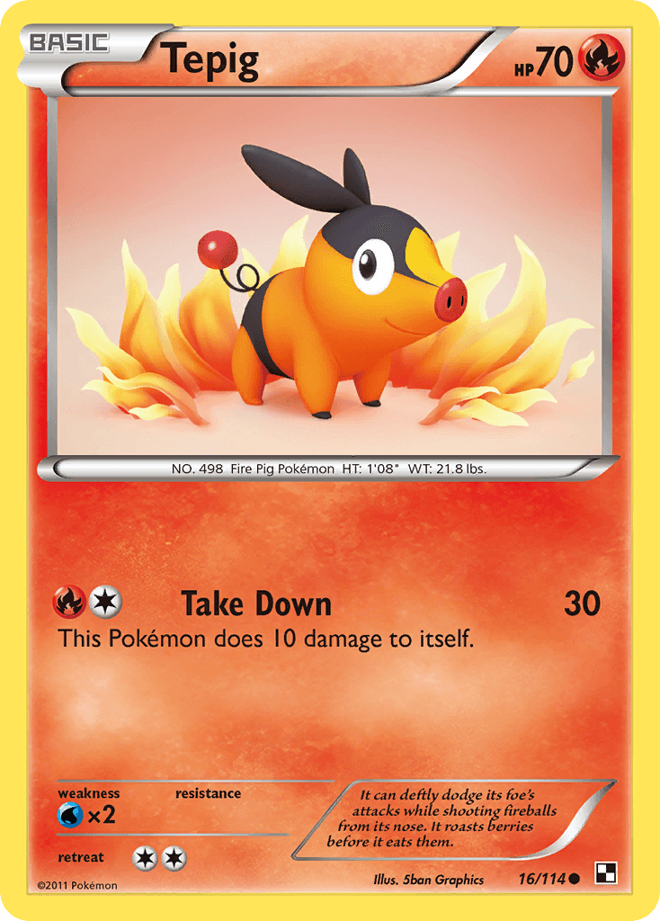 Tepig from Black & White