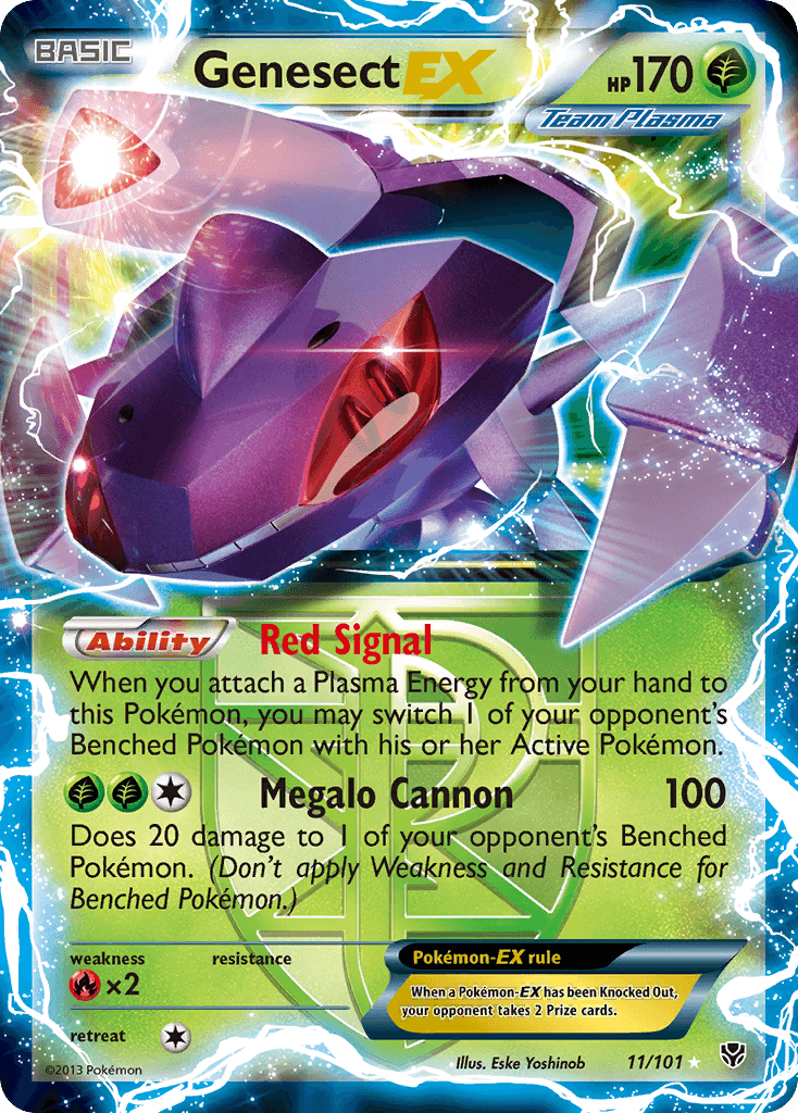 Genesect-EX from Plasma Blast