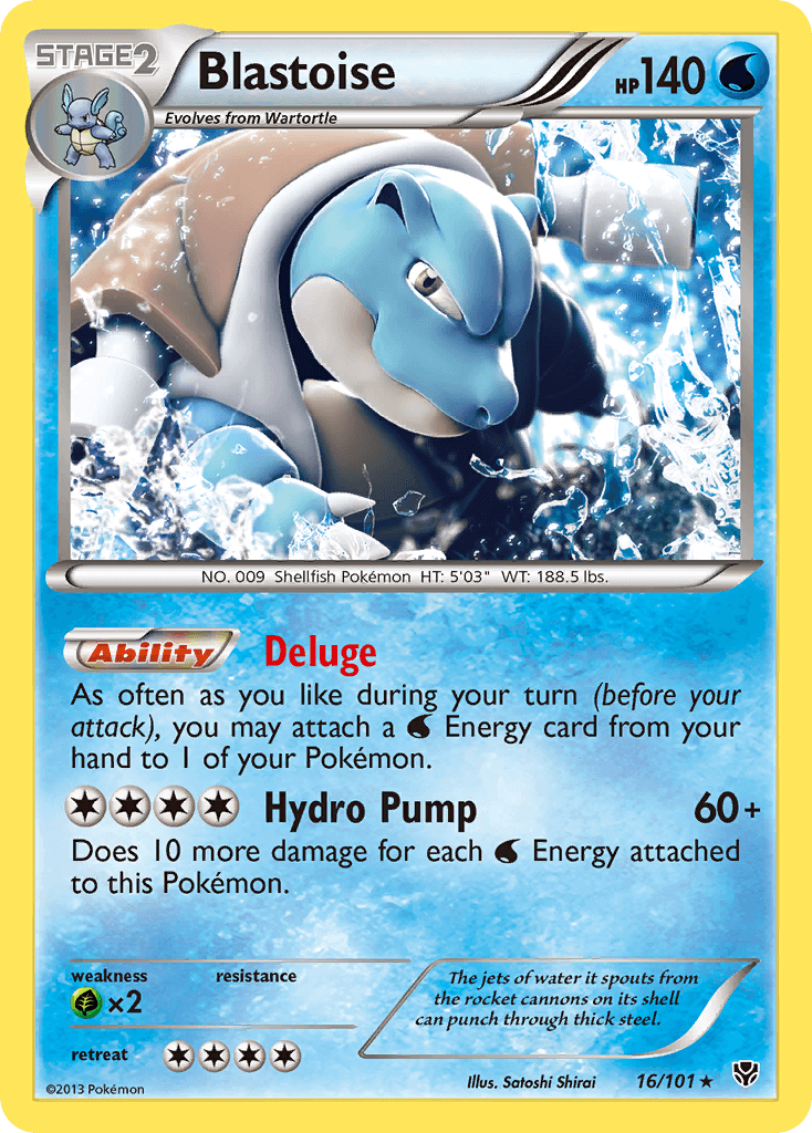 Blastoise from Plasma Blast