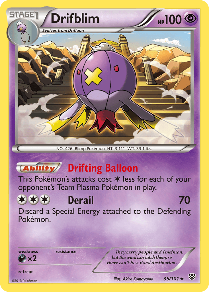Drifblim from Plasma Blast