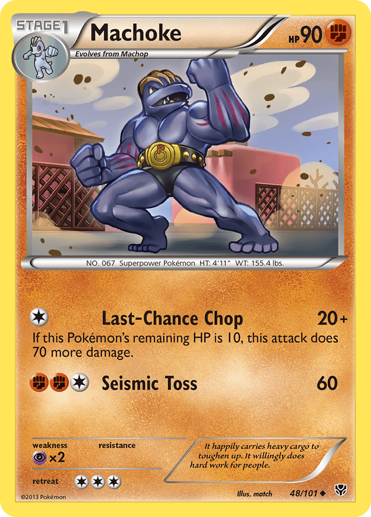 Machoke from Plasma Blast