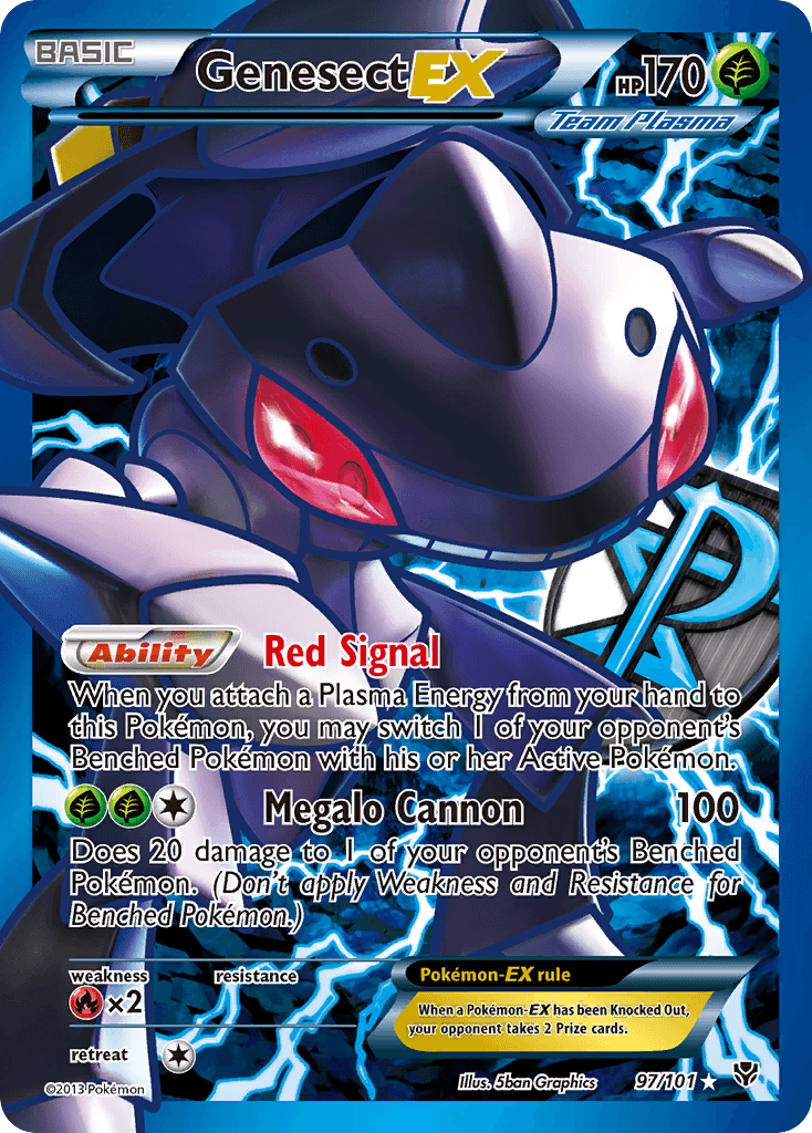 Genesect-EX from Plasma Blast